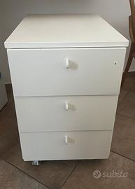 Cassettiera con ruote