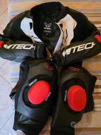 Tuta in pelle moto M-Tech Shape da donna 
