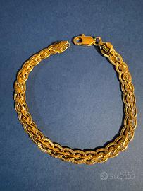 Bracciale placcato oro 750