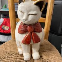 Gatto Lene Thun Vintage Fiocco Rosso