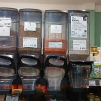 dispenser distributore a gravità  per alimenti