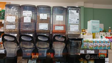 dispenser distributore a gravità  per alimenti