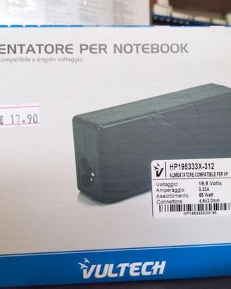 Caricabatterie Vultech per Notebook HP