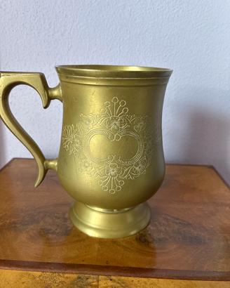 Caraffa in ottone vintage