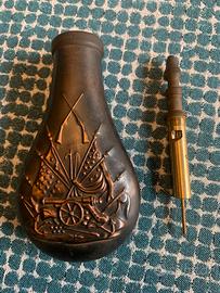 Fiaschetta a pera per polvere da sparo avancarica