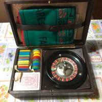 ROULETTE DA VIAGGIO SPAGNOLA IN VALIGETTA ANNI 60