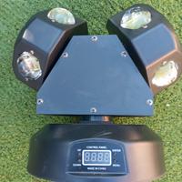 Testa rotante effetto scenico.