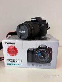 Canon EOS 70D + EFS 18-135mm - come nuovo
