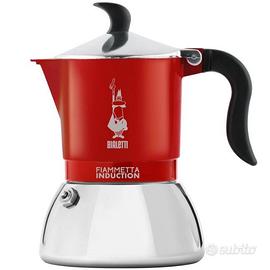 0007144 Caffettiera, Rosso, 4 Tazze