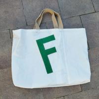 Shopper - tote bag in vela riciclata