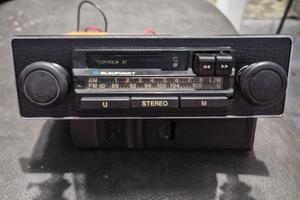 Autoradio epoca blaupunk FM e lettore cassette