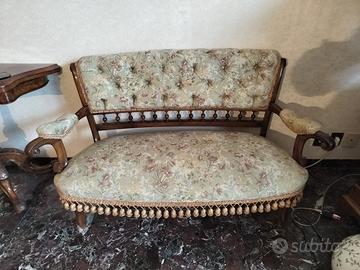 Sofa velluto Luigi Filippo