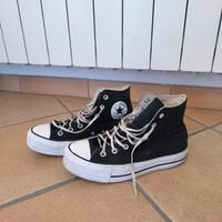 scarpe nere converse donna