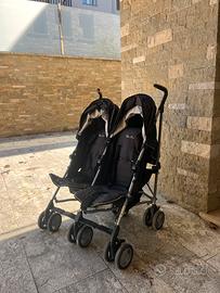 Passeggino gemellare silver cross