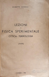 Lezioni di Fisica Sperimentale – Giuseppe Cocconi