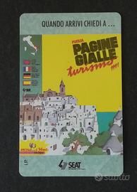 CARTA TELEFONICA SIP PAGINE GIALLE PUGLIA