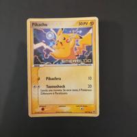 Carte pokemon pikachu 60/106 stamped smeraldo