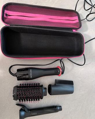 spazzola Revlon One-step con accessori e custodia