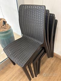 N. 15 sedie da esterno per bar o locali