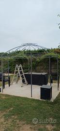 struttura gazebo rotondo
