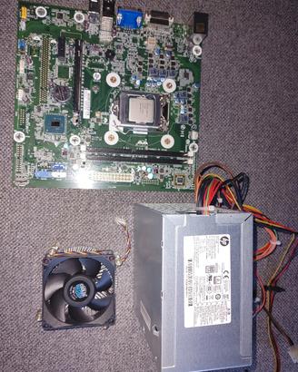 Scheda Madre + CPU + PSU + Dissipatore