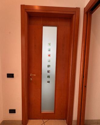8 Porte interne Pivato in legno e vetro veneziano