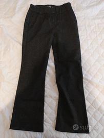 Pantaloni Grigi a Righe Pimkie 38 XS