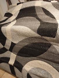 tappeto grande da sala bianco e nero 