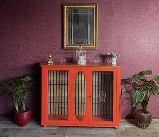 Vetrina Aragosta con ripiani in cristallo