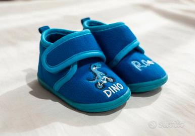 pantofole per bambini tema dinosauro taglia 20
