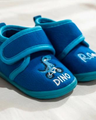 pantofole per bambini tema dinosauro taglia 20