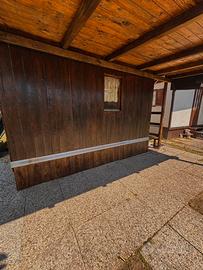 Casetta più roulotte