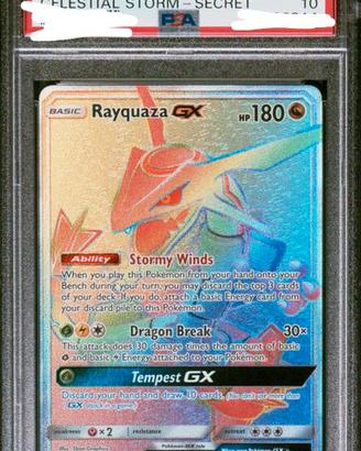 Rayquaza GX secret PSA 10