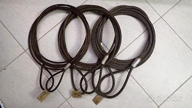 Tiranti in fune d'acciaio da traino e sollevamento