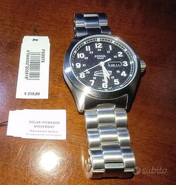 FOSSIL DEFENDER SOLARE FS5976 Field Watch NUOVO