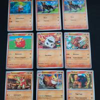 Carte Pokemon tipo fuoco
