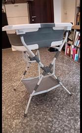 Vaschetta bagno neonato pieghevole con supporto e