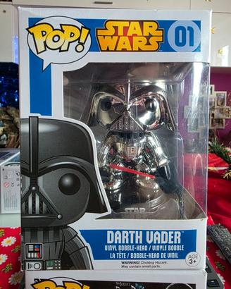 darth vader chrome 01 - funko pop