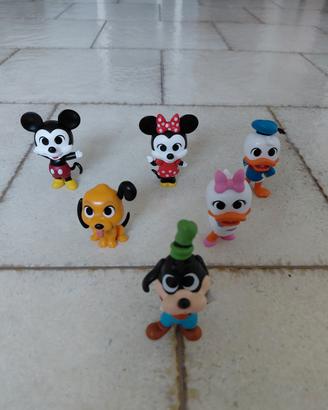 lotto completo di 6 personaggi della serie Disney 
