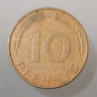 Moneta 10 pfennig Germania 1971