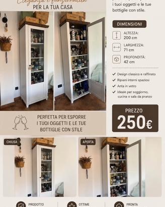Credenza vetrinetta