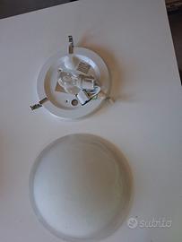 plafoniera vetro diametro 30