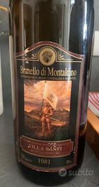 Bottiglione Brunello Montalcino Villa Banfi DOCG
