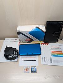 Console Nintendo 3ds Xl Blu/Nero Cib Scatola Manua