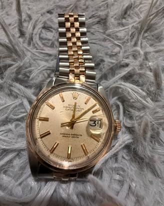 Rolex Datejust Oyster Perpetual bicolore + 2 box