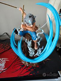 Statua Artigianale Inosuke Demon Slayer Dipinta a