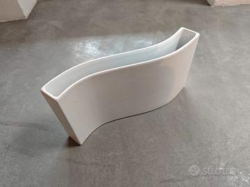 Vaso ceramica bianco porta rose - White ceramic ro