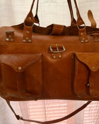 Borsa viaggio pelle
