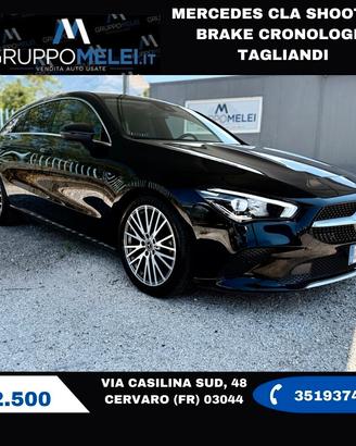 Mercedes CLA Shooting Brake CRONOLOGIA TAGLIANDI