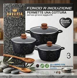 set di pentole bavaria ottingher - cuore di pietra
